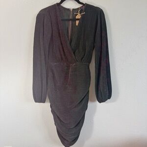 Fiestar Charcoal‎ Long Sleeve Dress